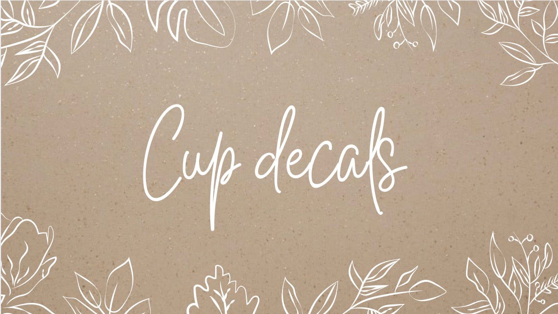 Cup Decals