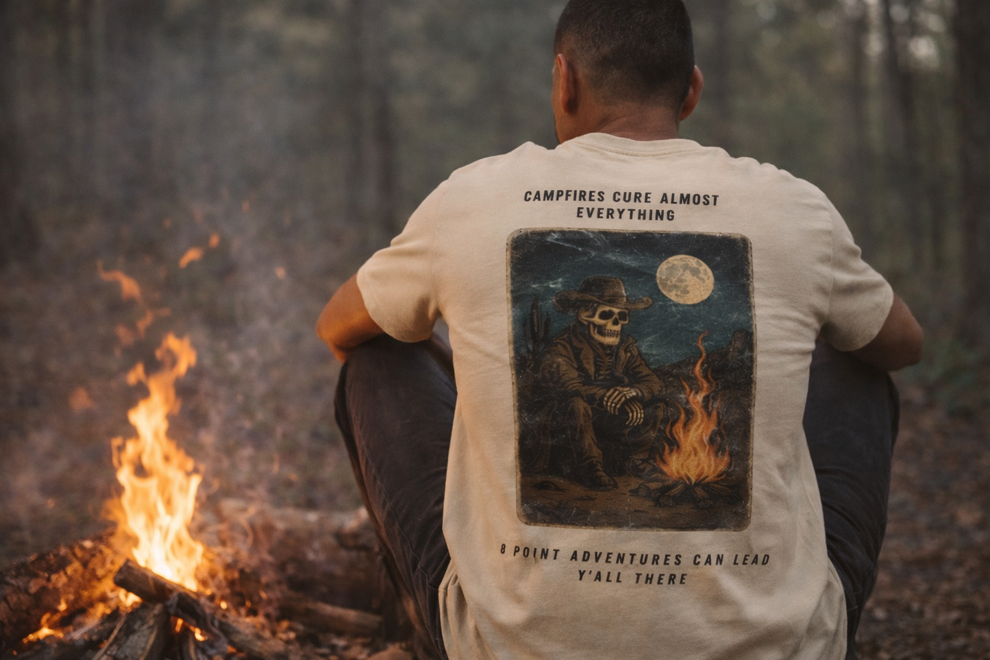 January - Campfire Smoke and Stars